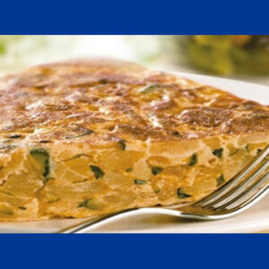 TORTILLA DE PATATA CON CALABACÍN