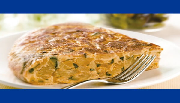 TORTILLA DE PATATA CON CALABACÍN
